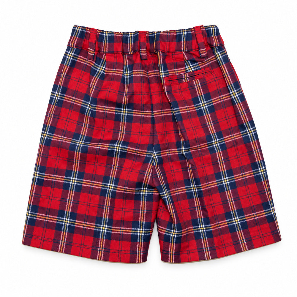 Boy Red Tartan Classic Shorts