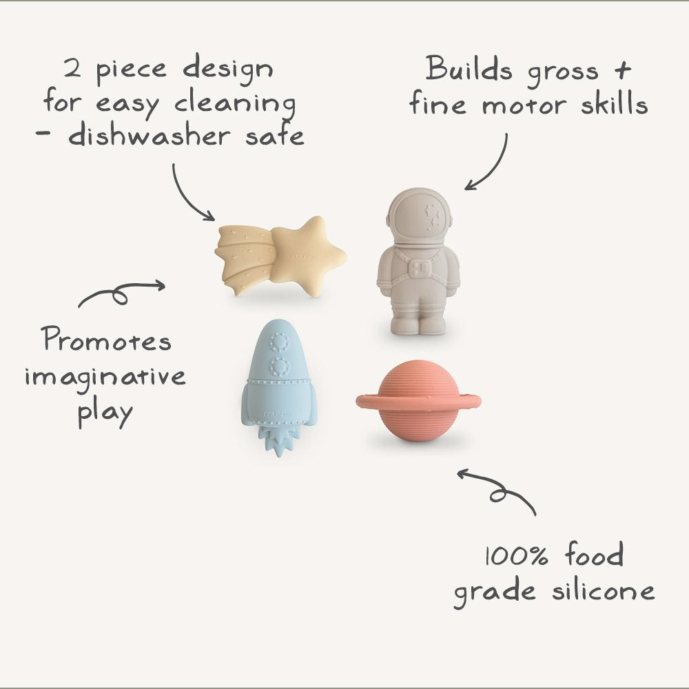 Mushie Bath Play Set Space