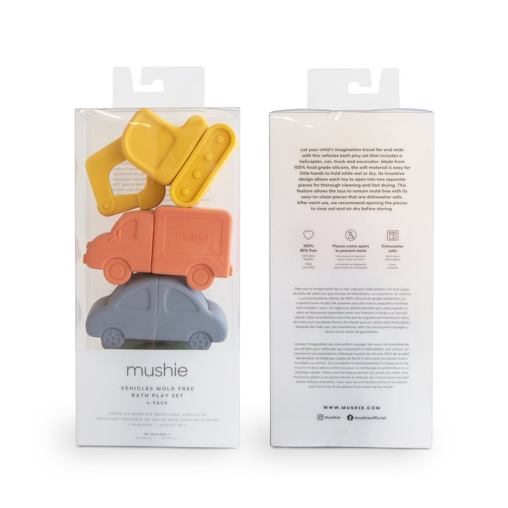 Mushie Bath Play Set Vehicles