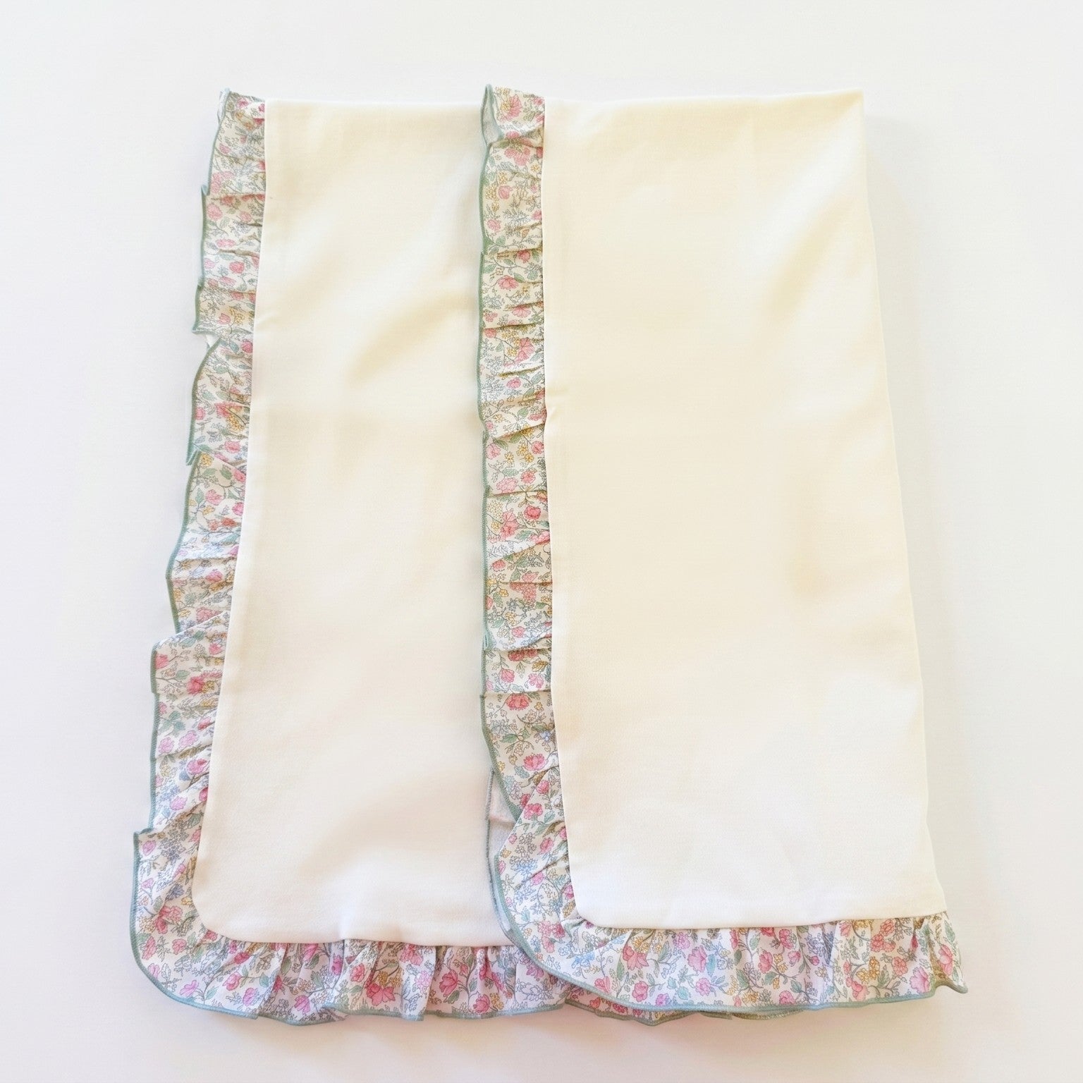 Baby Rosebud Green Blanket