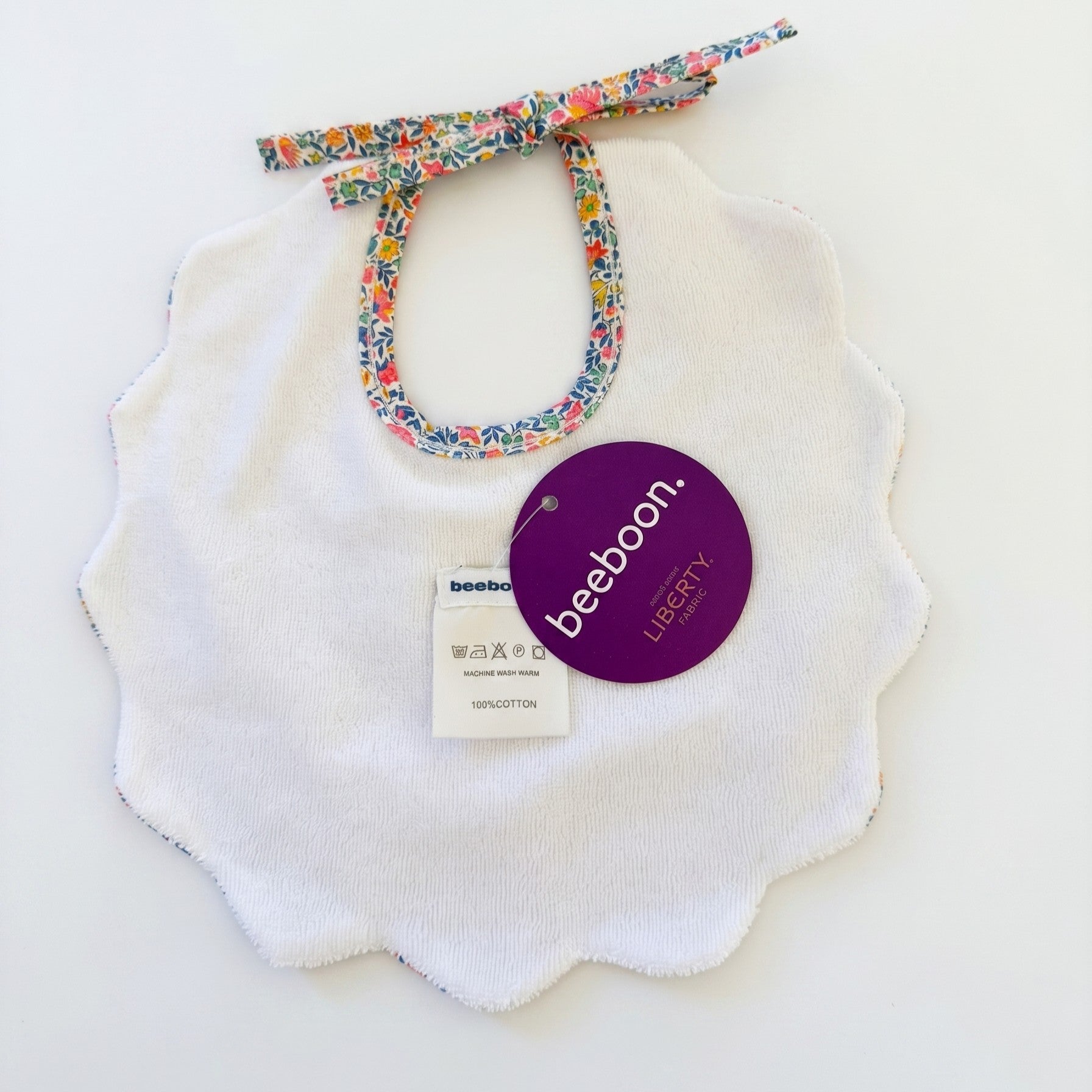 Baby Clarissa Liberty Scallop Bib
