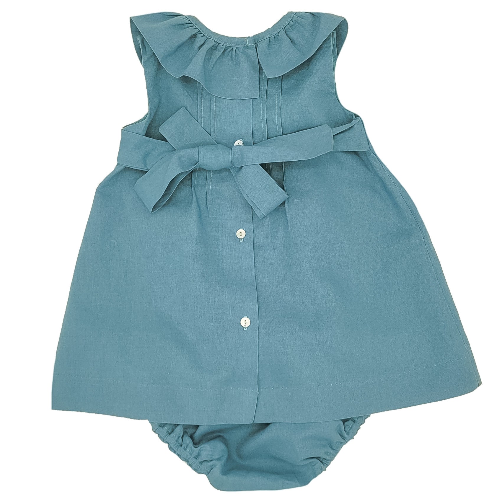 Baby Blue Linen Dress