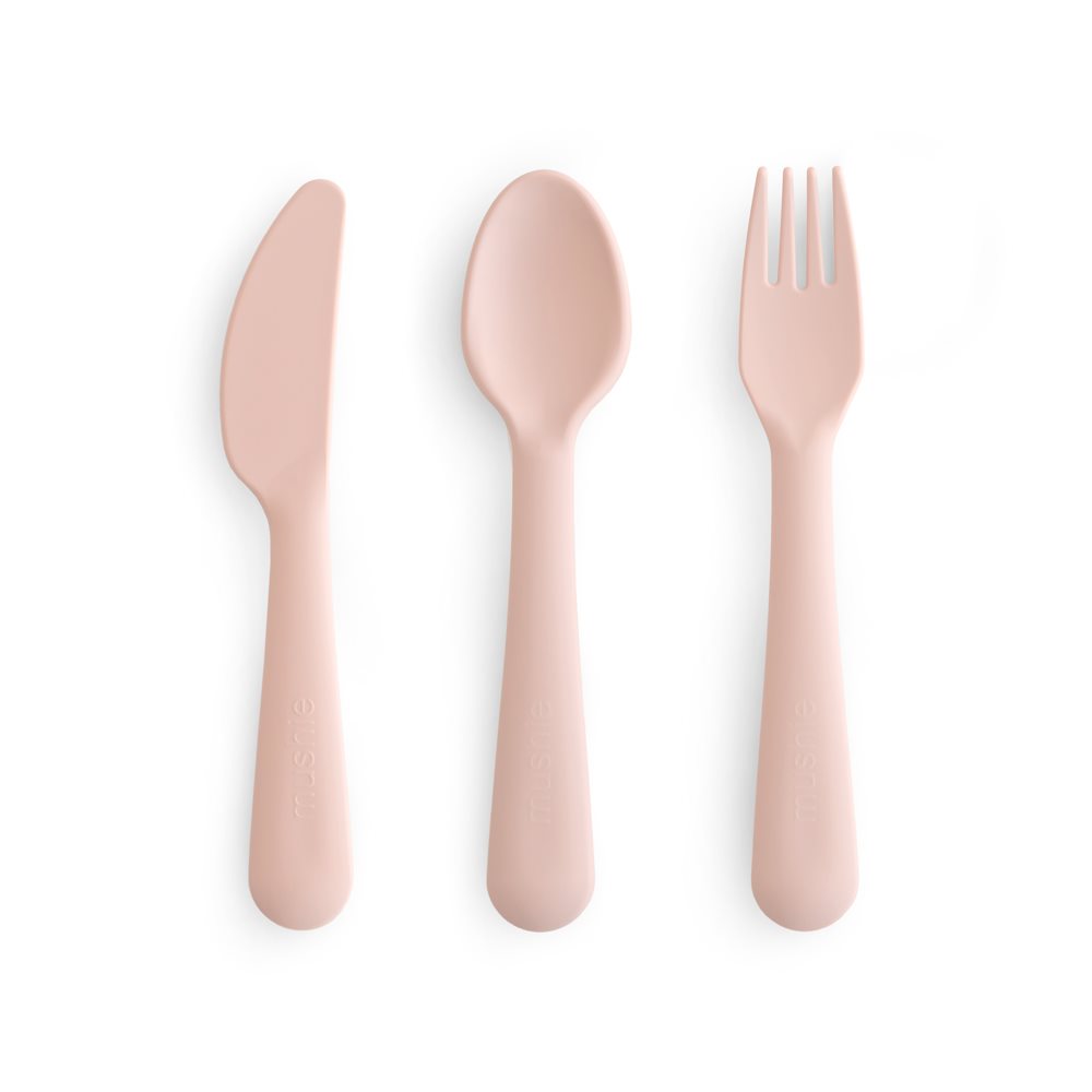 Mushie Cutlery Blush