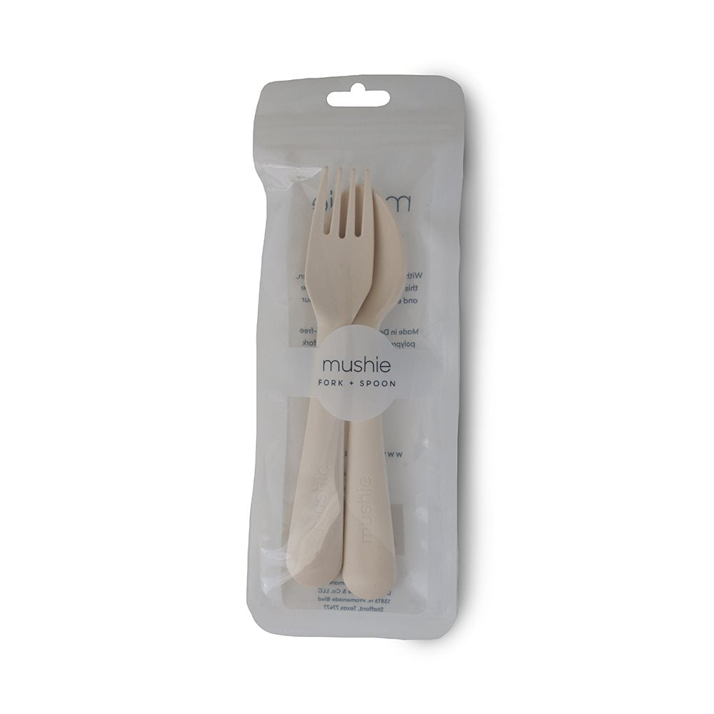 Mushie Fork & Spoon Sage