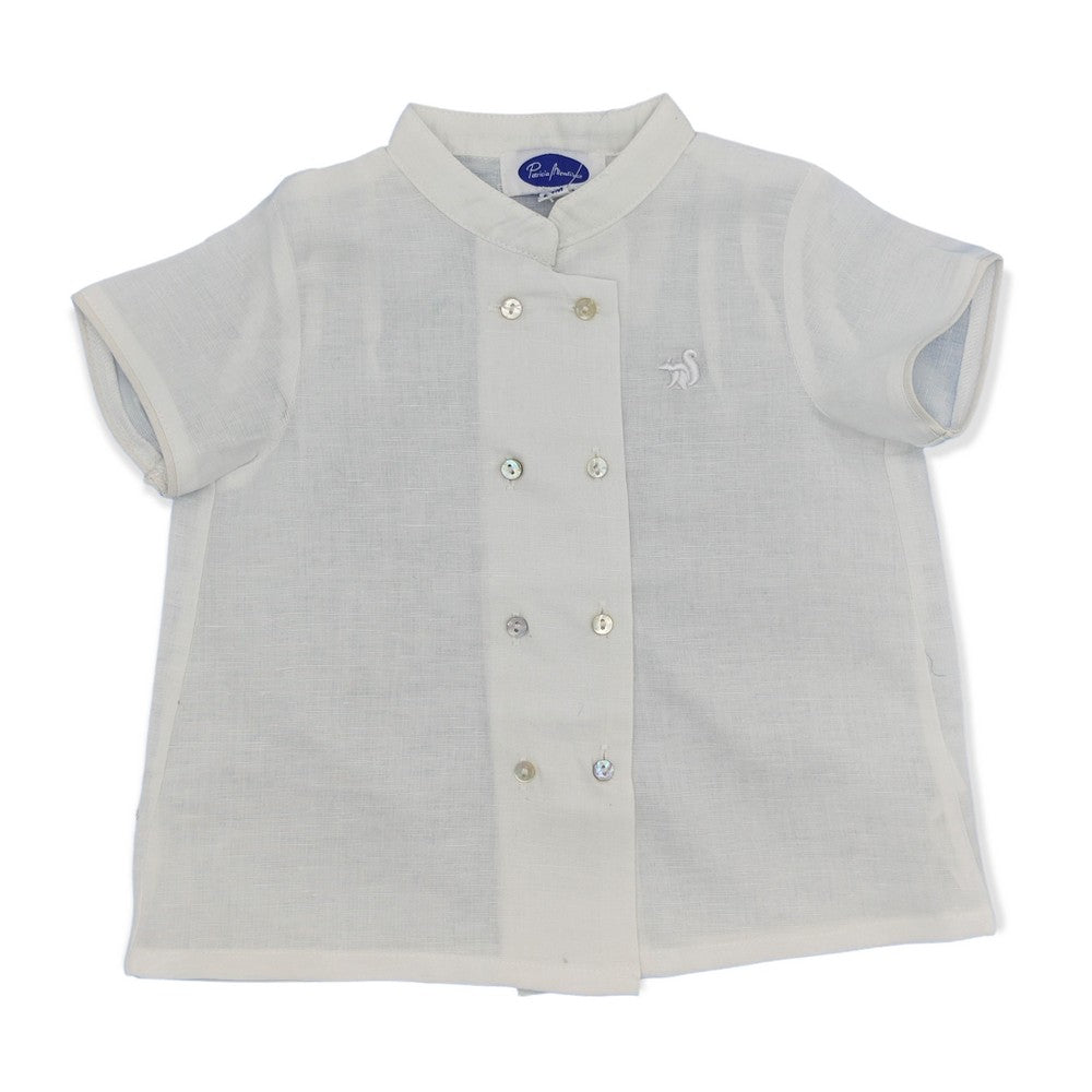 Baby White Linen Shirt
