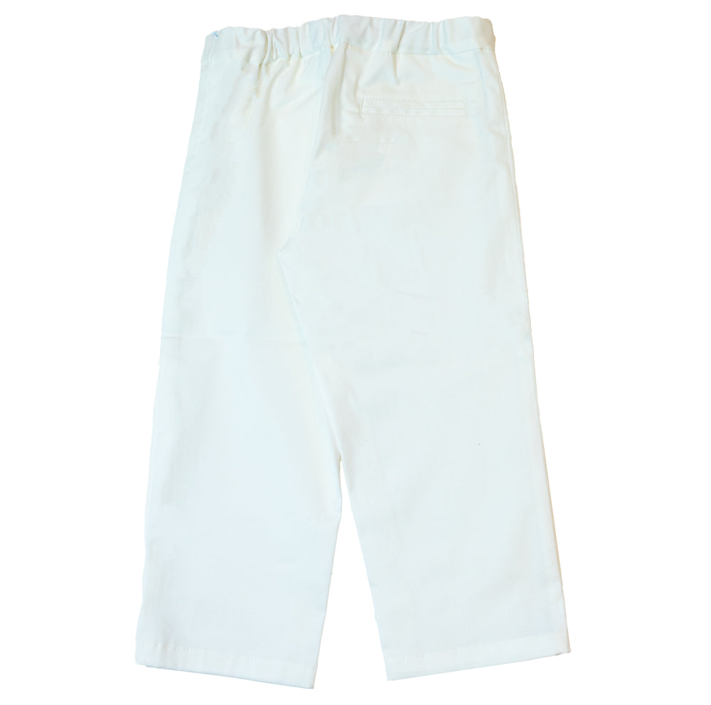 Girl Classic White Trousers