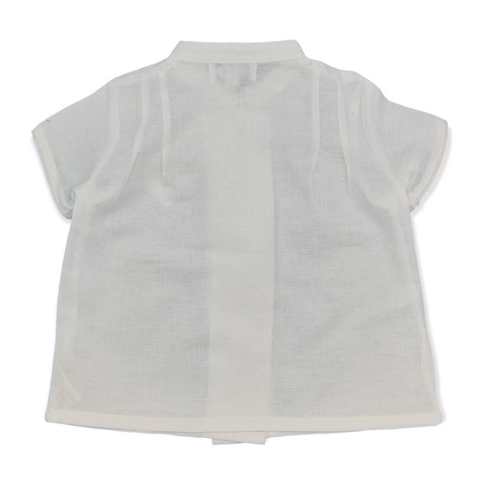 Baby White Linen Shirt