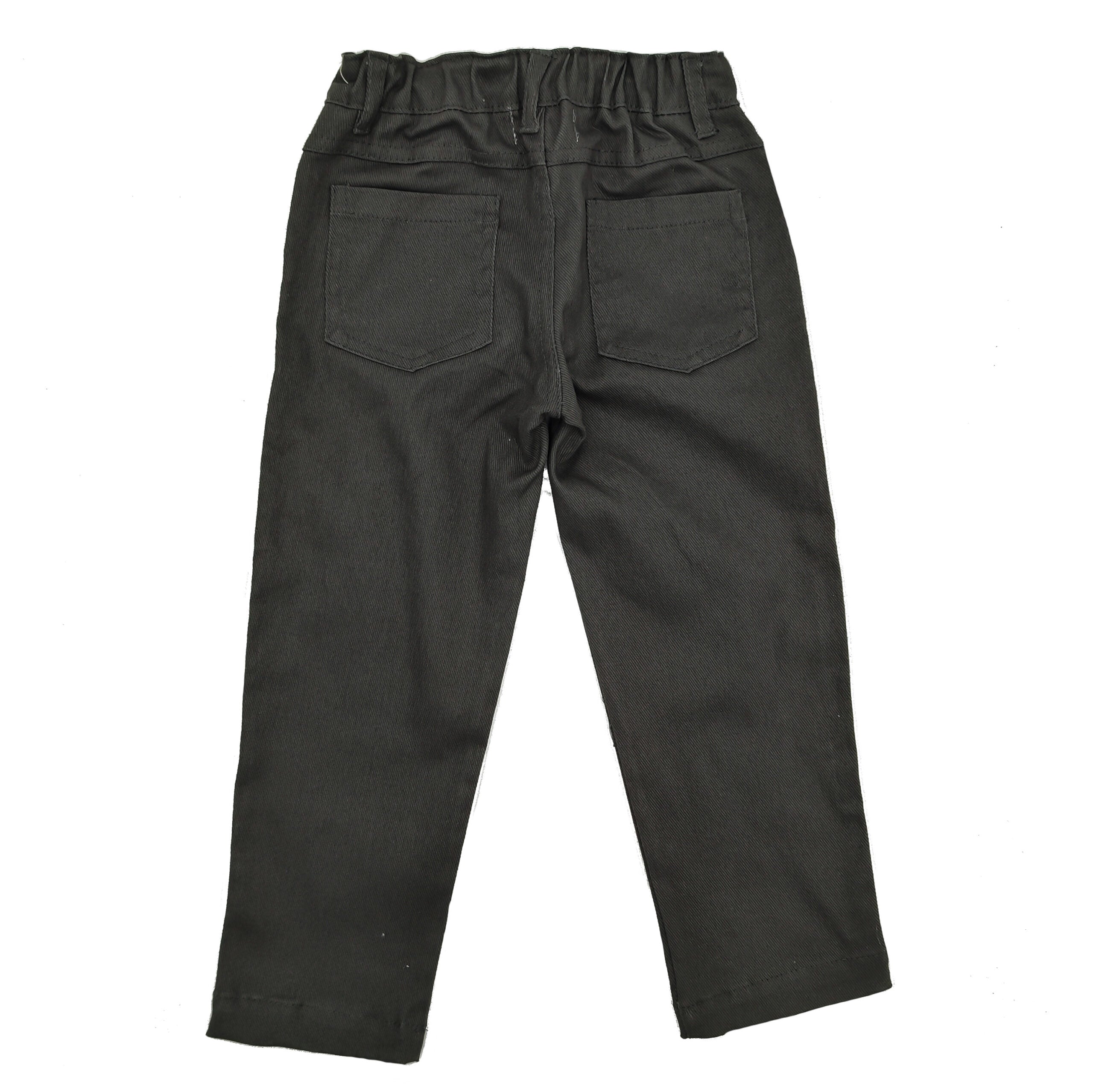 Boy Classic Charcoal Gray Trousers