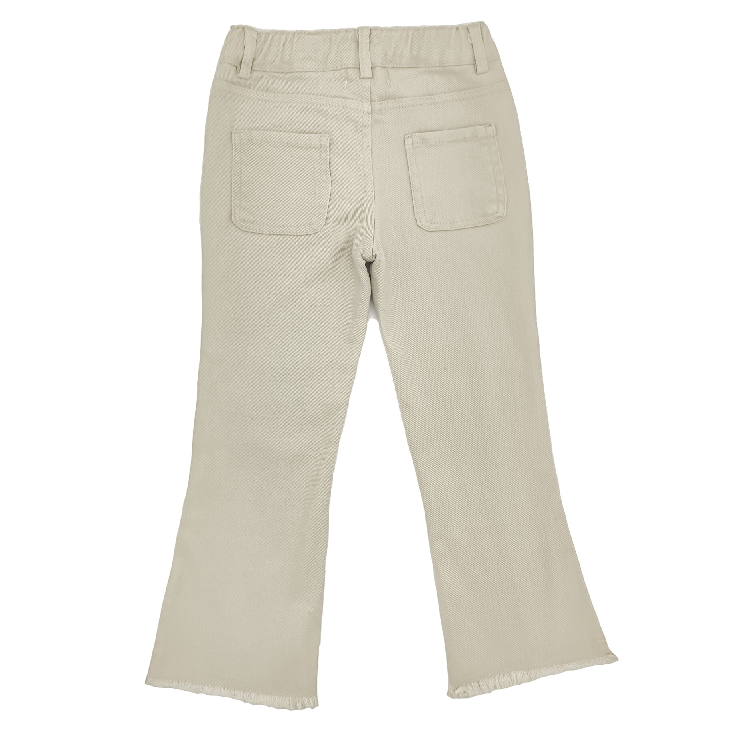 Girl Beige Flare Trousers