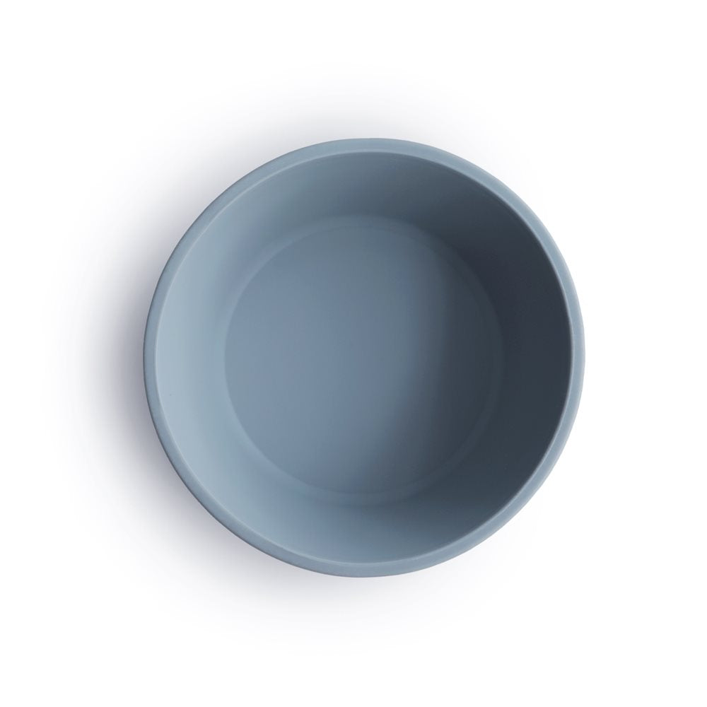Mushie Silicone Suction Bowl Powder Blue