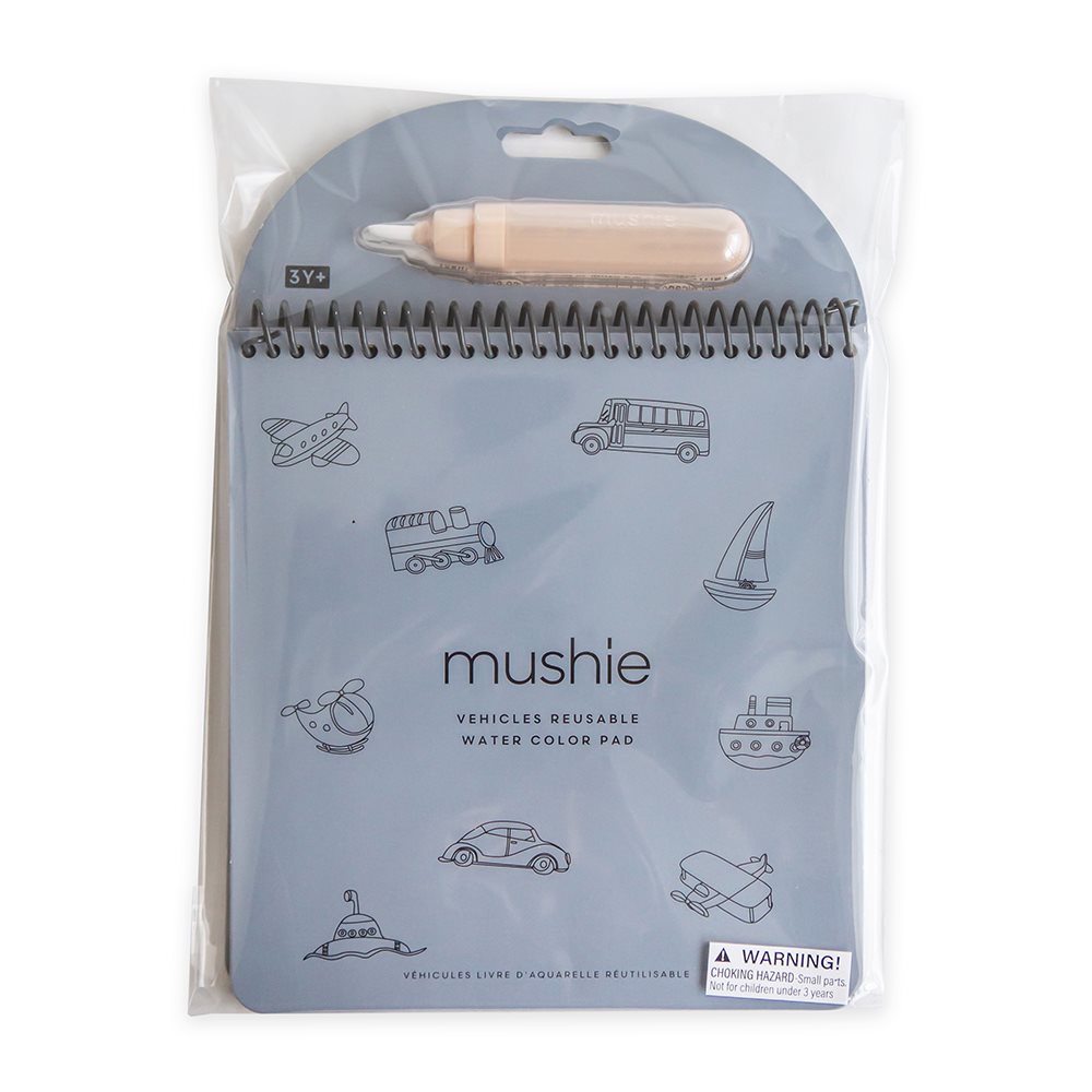 Mushie Reusable Water Color Pad Vehicles