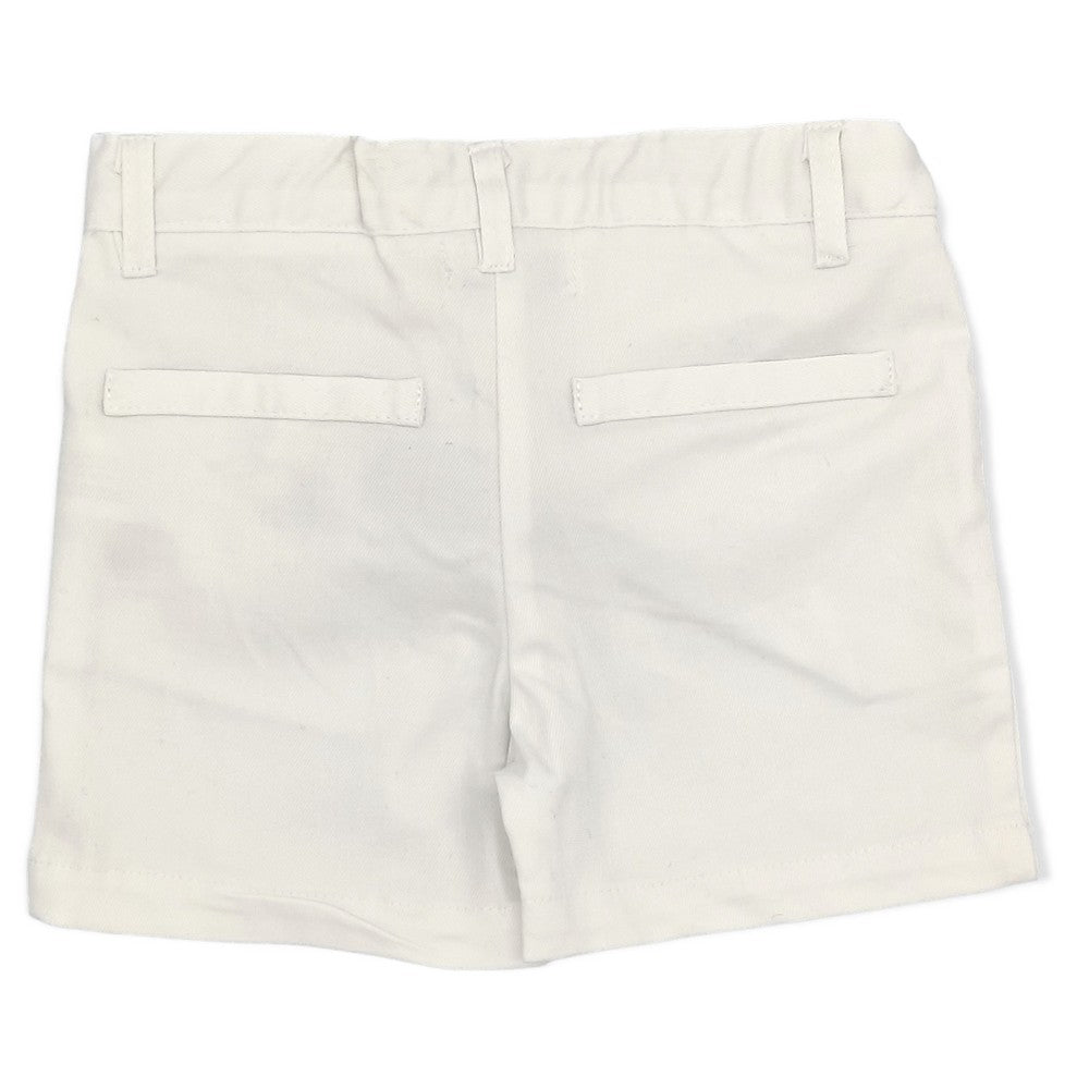 Boy White Classic Shorts