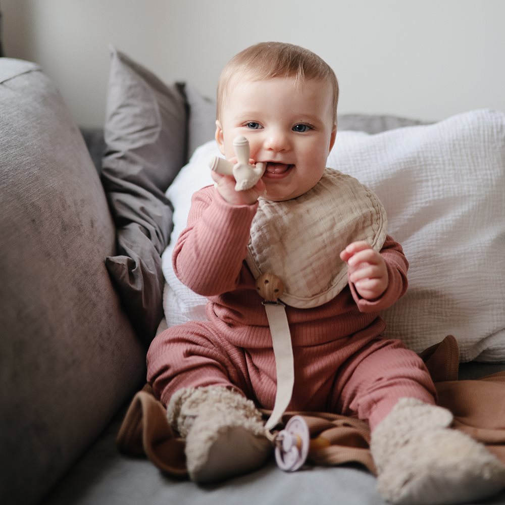 Mushie Lamb Figurine Teether