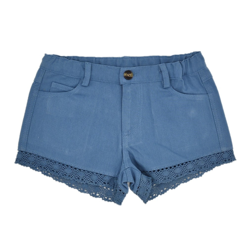 Girl Blue Lace Shorts