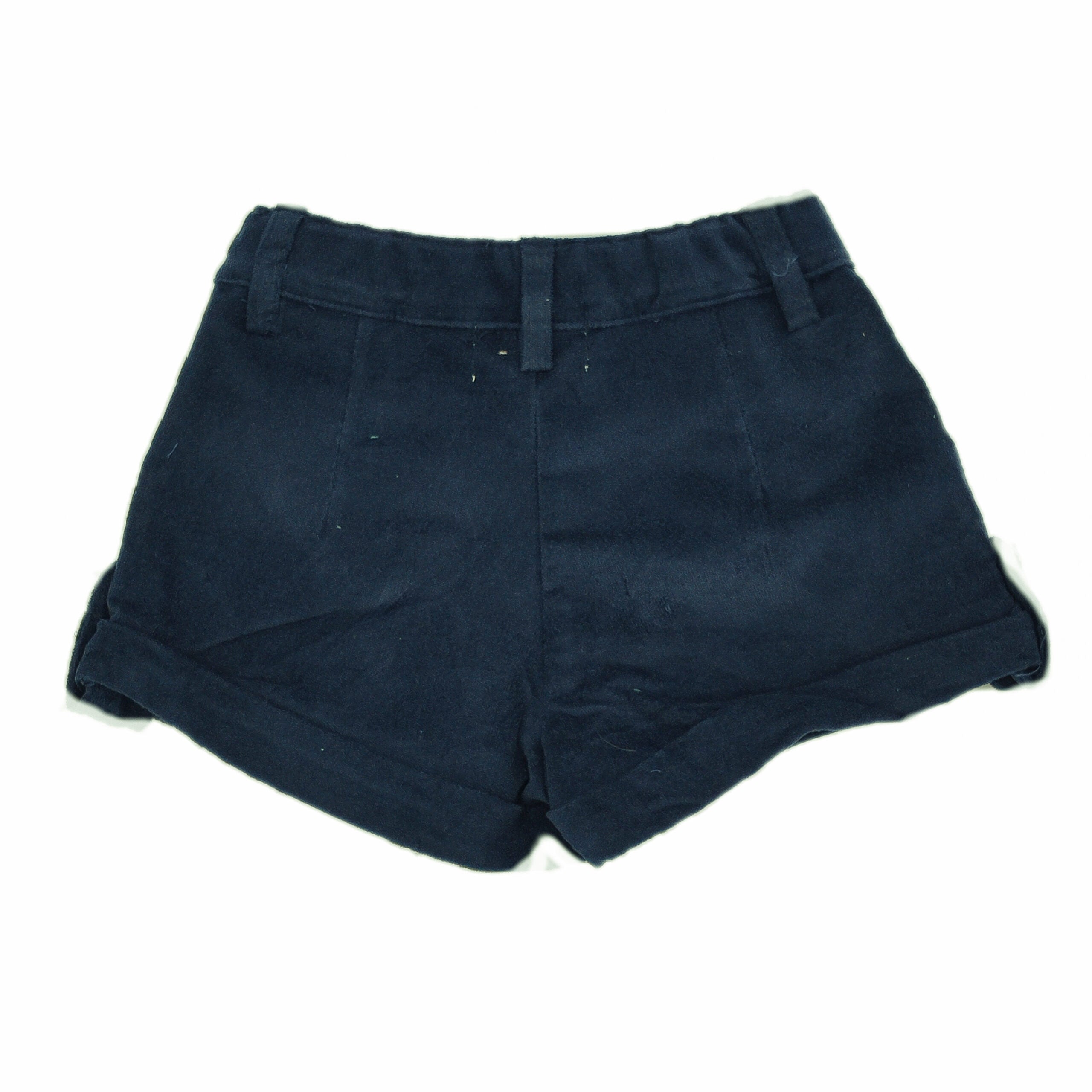 Girl Navy Classic Shorts With Bows