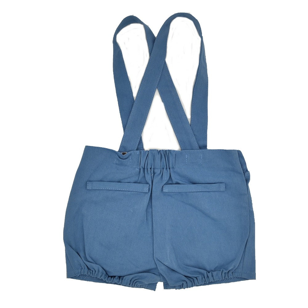 Baby Blue Suspender Shorts