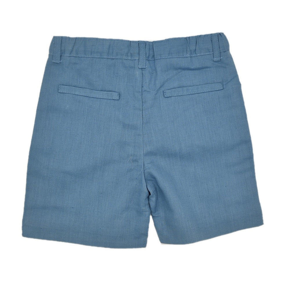 Boy Blue Linen Shorts