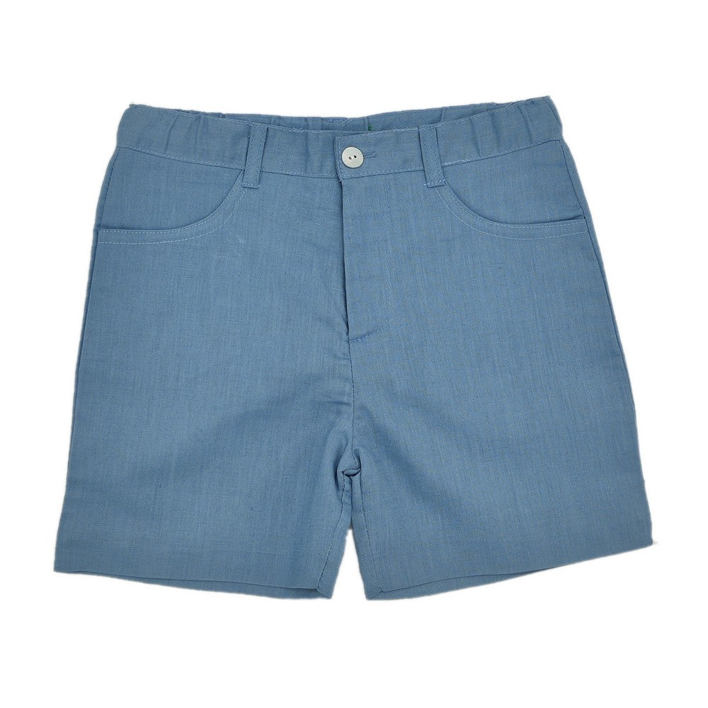 Boy Blue Linen Shorts