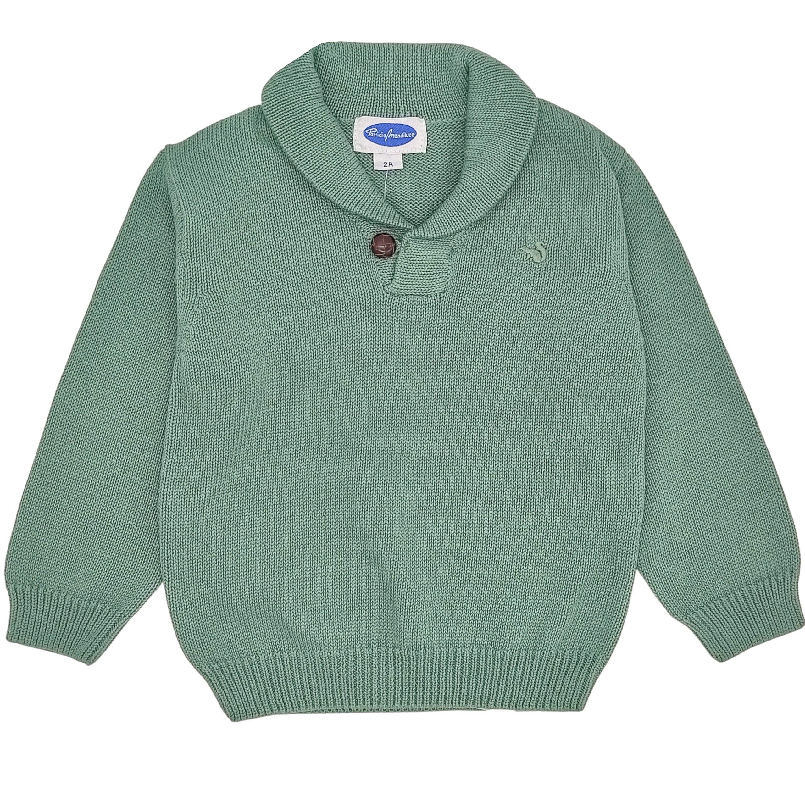Boys green jumper online