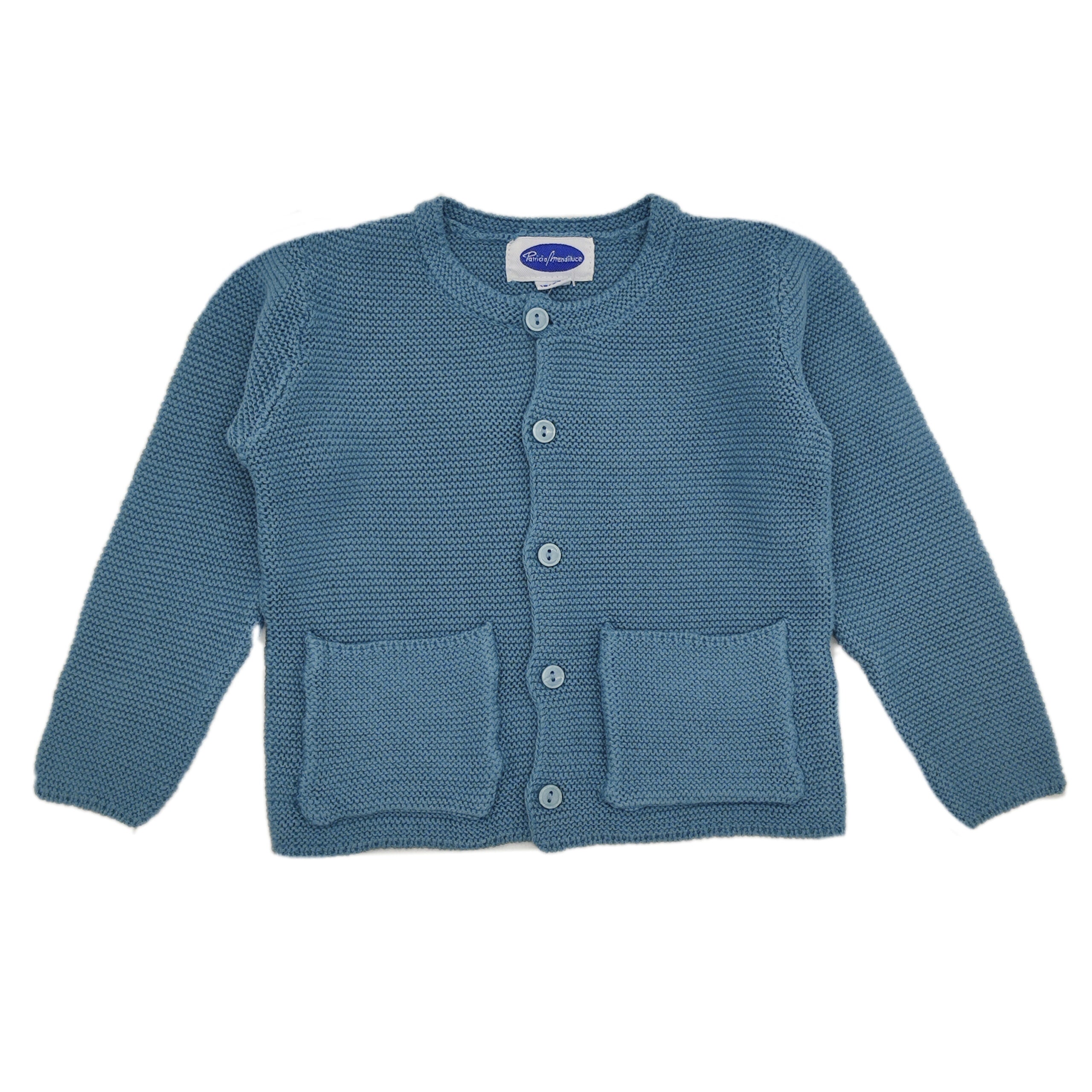 Baby Traditional Blue Cardigan