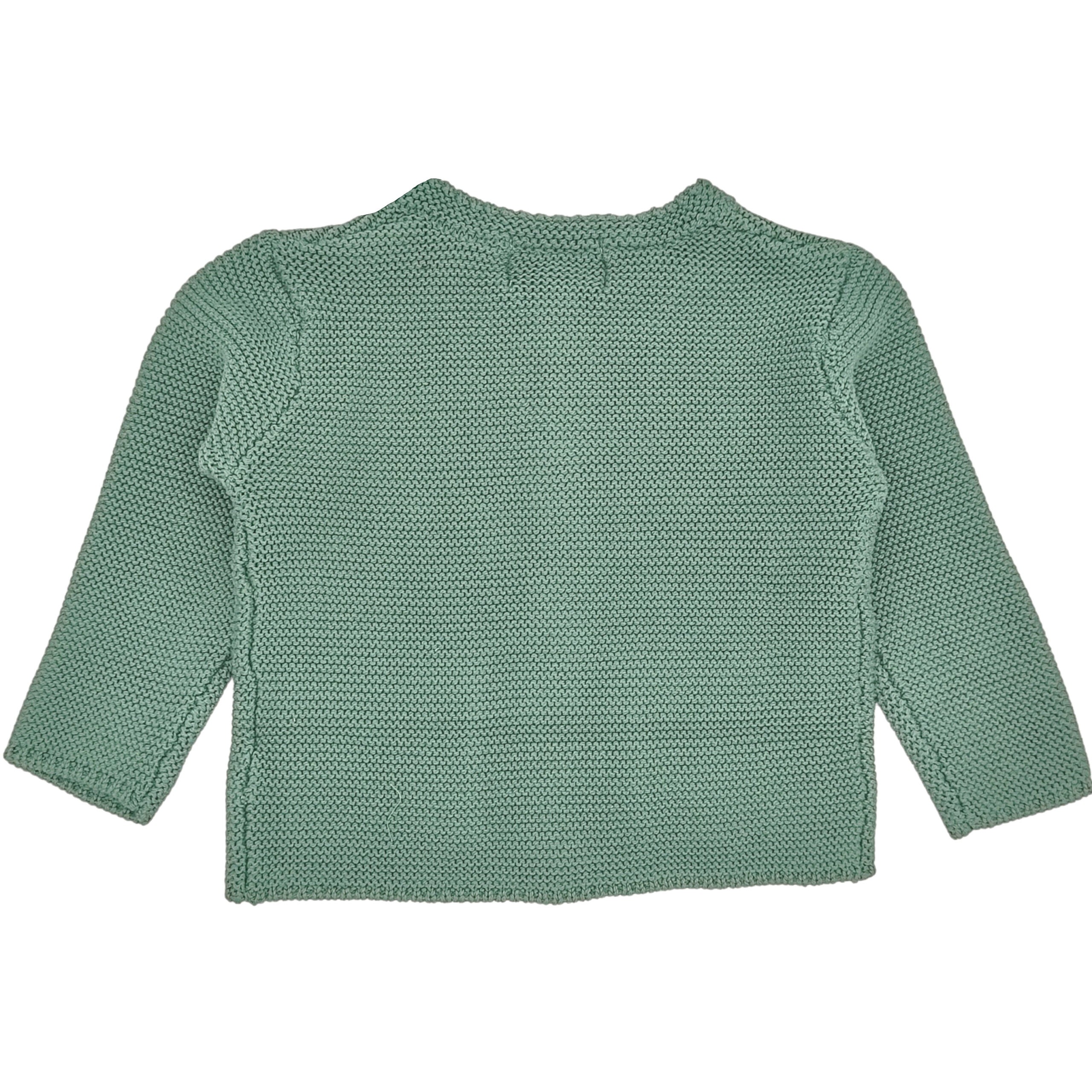 Baby Traditional Green Cardigan