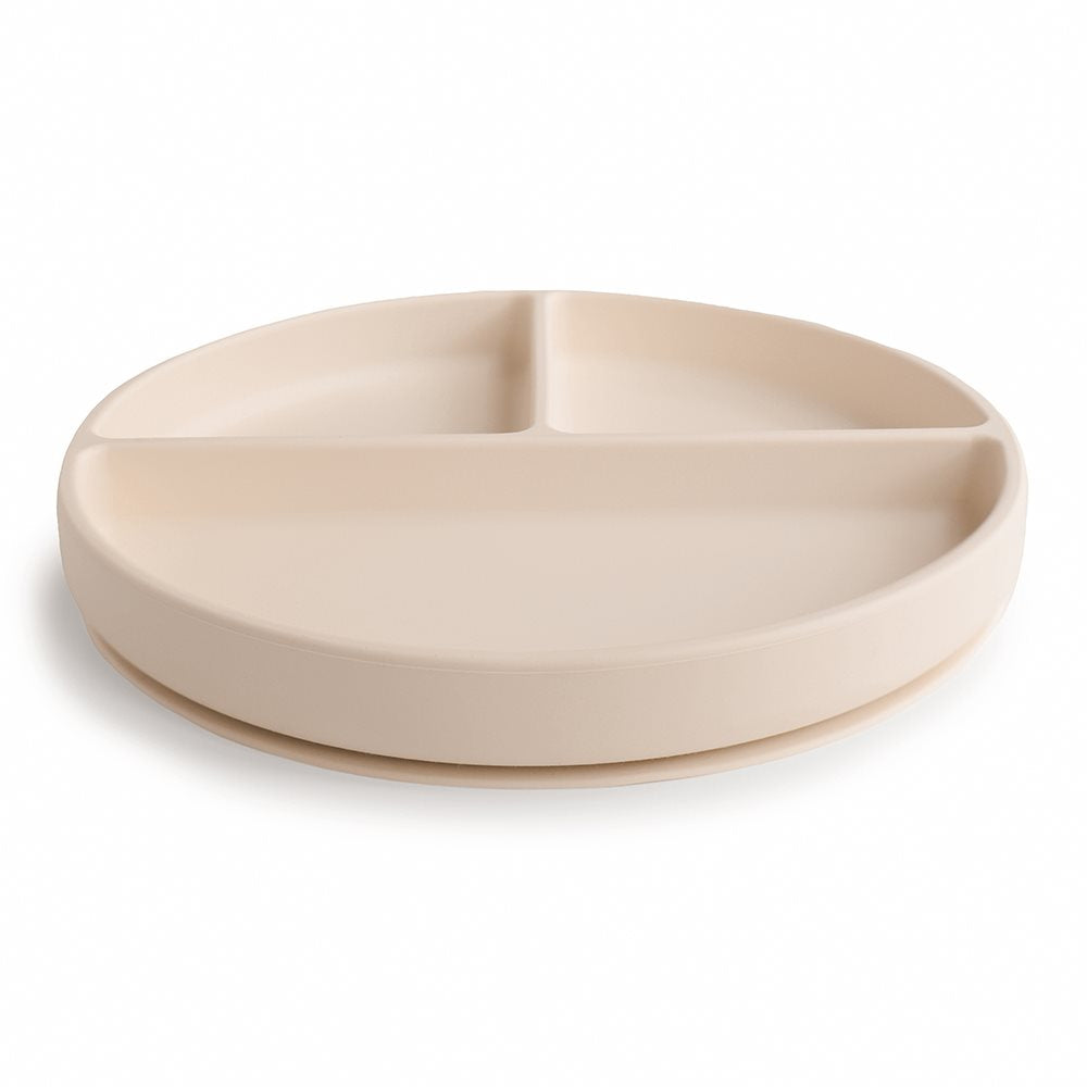 Mushie Silicone Suction Plate Shifting Sand