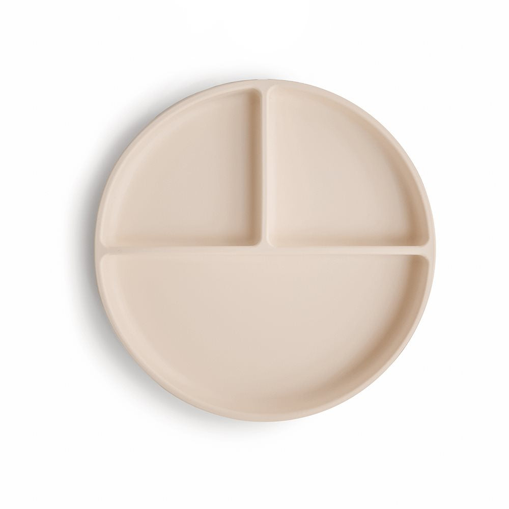 Mushie Silicone Suction Plate Shifting Sand