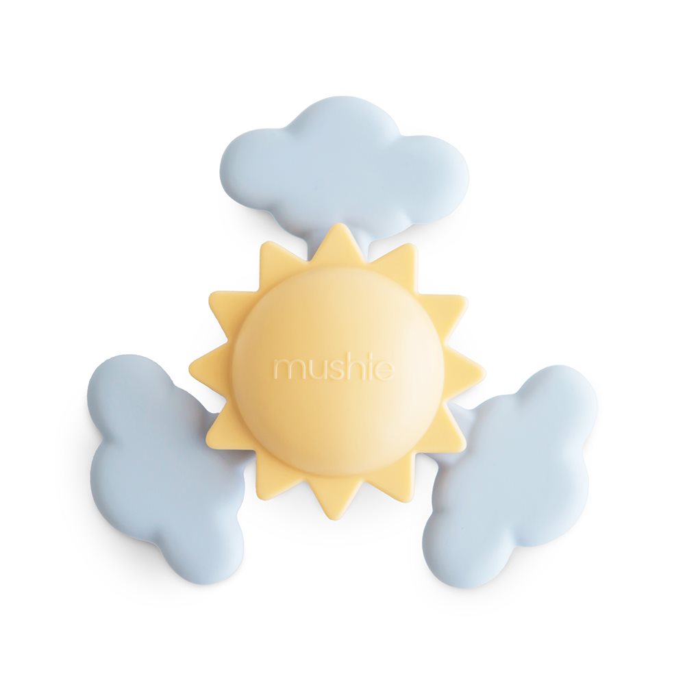 Mushie Suction Toy Spinner Sunshine