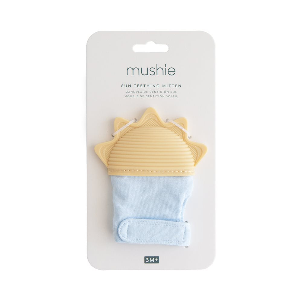 Mushie Teething Mitten Sun