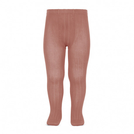 Condor Terracota Ribbed Tights