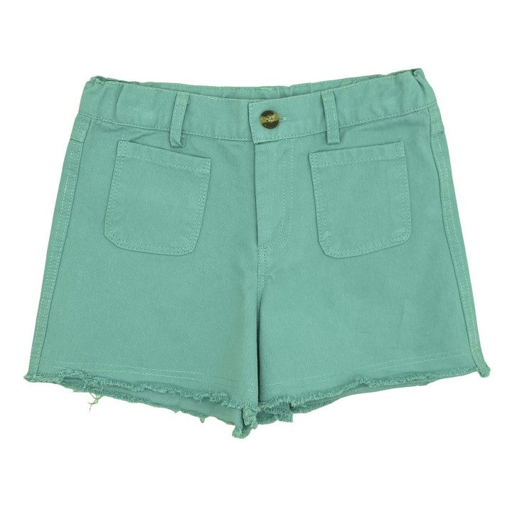 Girl Green Shorts