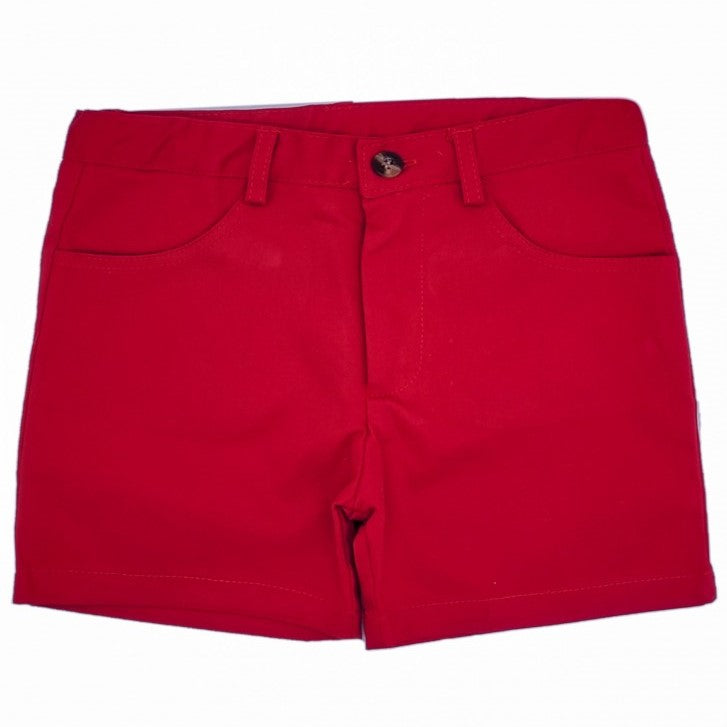 Boy Red Classic Shorts