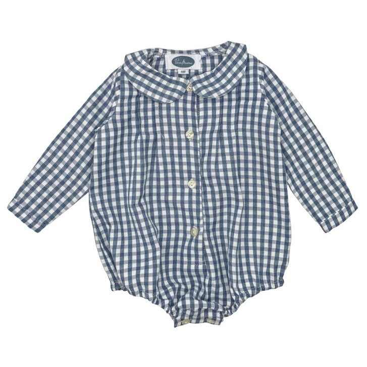 Baby Blue Gingham Bodyshirt