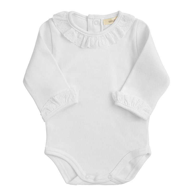 Condor Body with batiste lace White