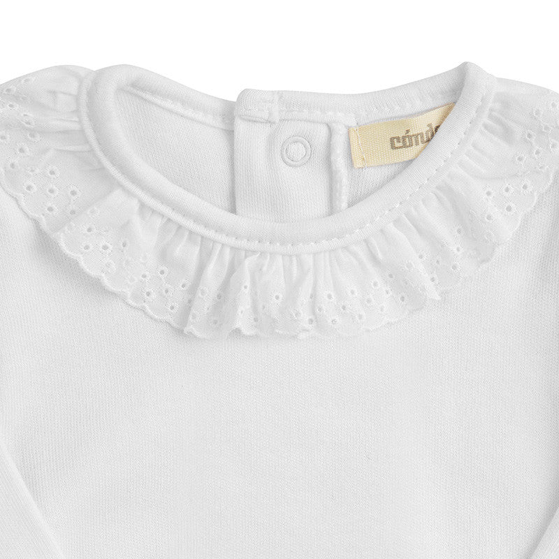 Condor Body with batiste lace White