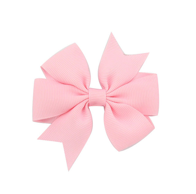 Pearl Pink Bow Clip