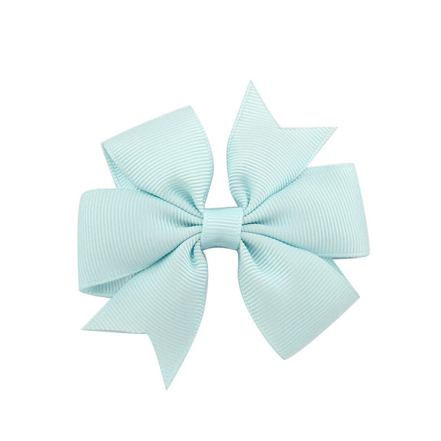 Light Blue Bow Clip