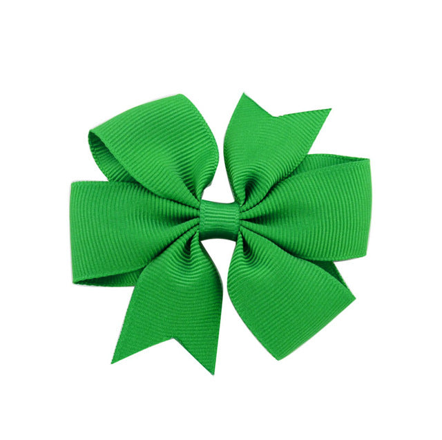 Emerald Bow Clip