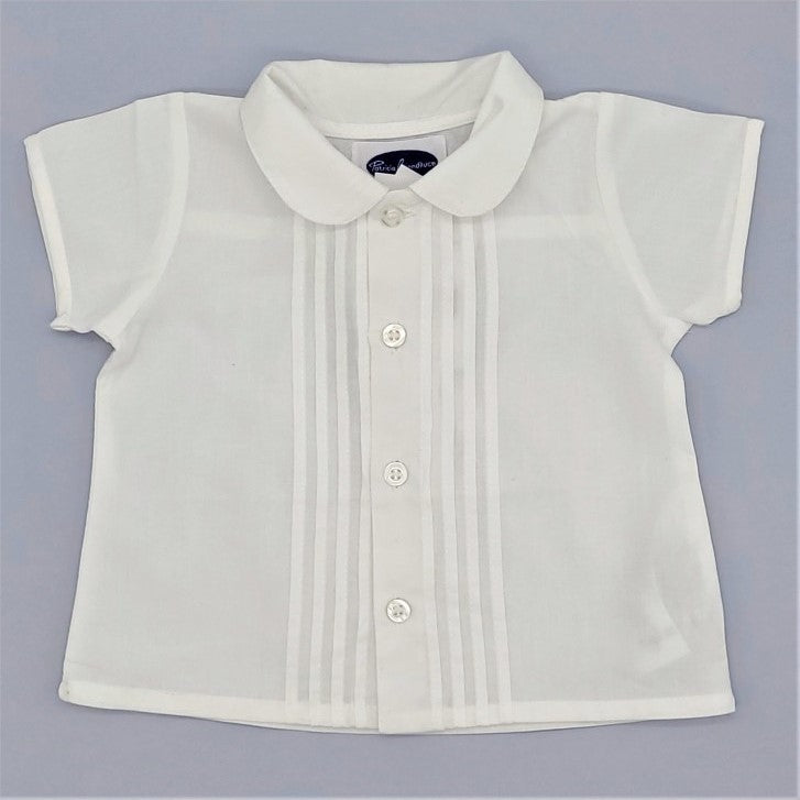 Baby White Peter Pan Collar Shirt