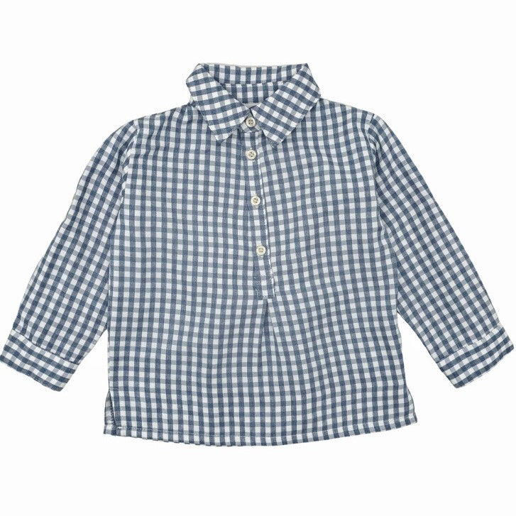 Boy Blue Gingham Classic Shirt