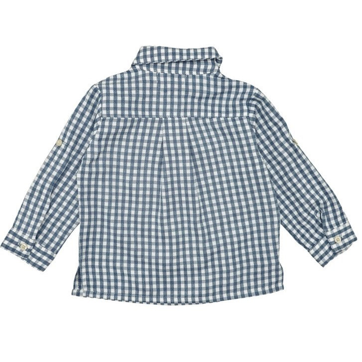Boy Blue Gingham Classic Shirt