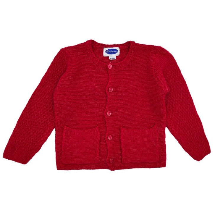 Traditional Red Cardigan