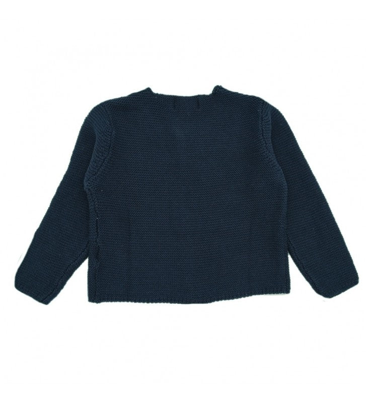 Baby Classic Navy Cardigan