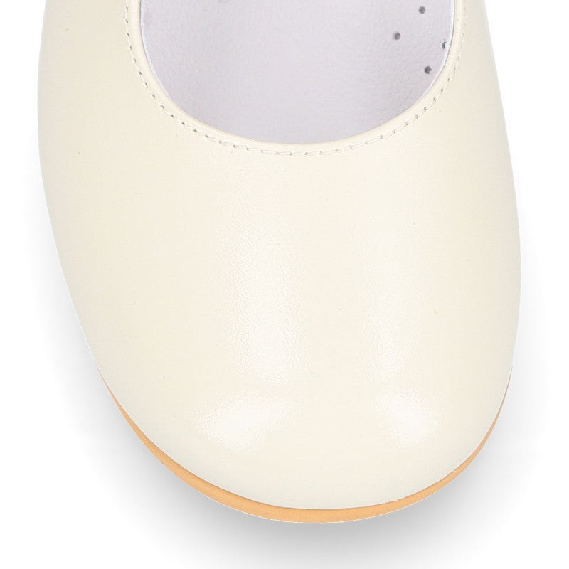 Girl Ivory Mary Jane Shoes