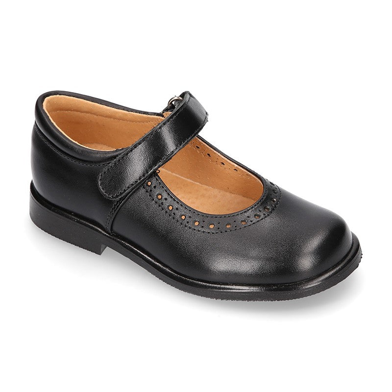 Girl Classic Black School Shoes