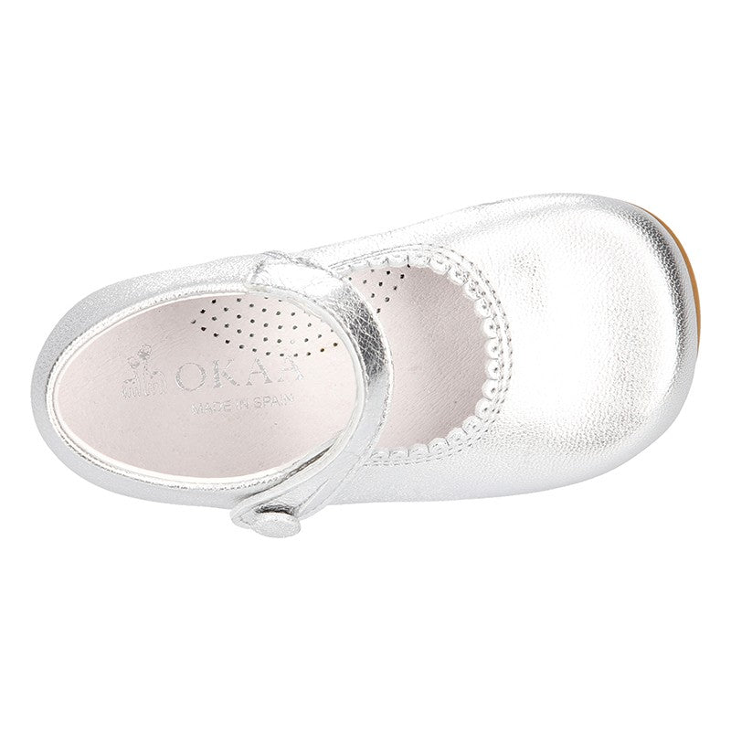 Baby Silver Mary Jane Shoes