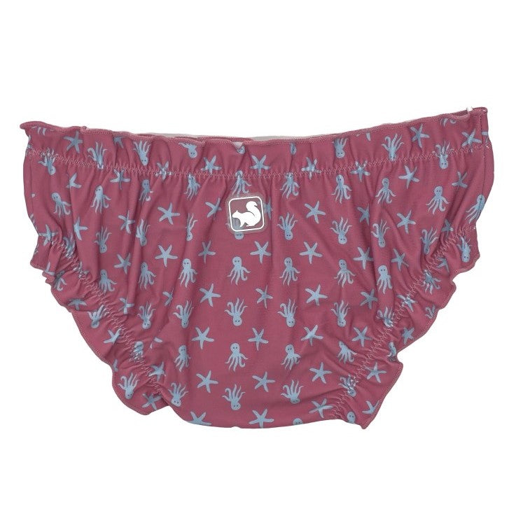 Girl Octopus & Star Fish Strawberry Bottom