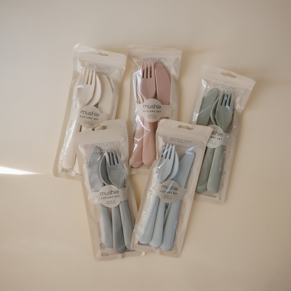 Mushie Cutlery Blush