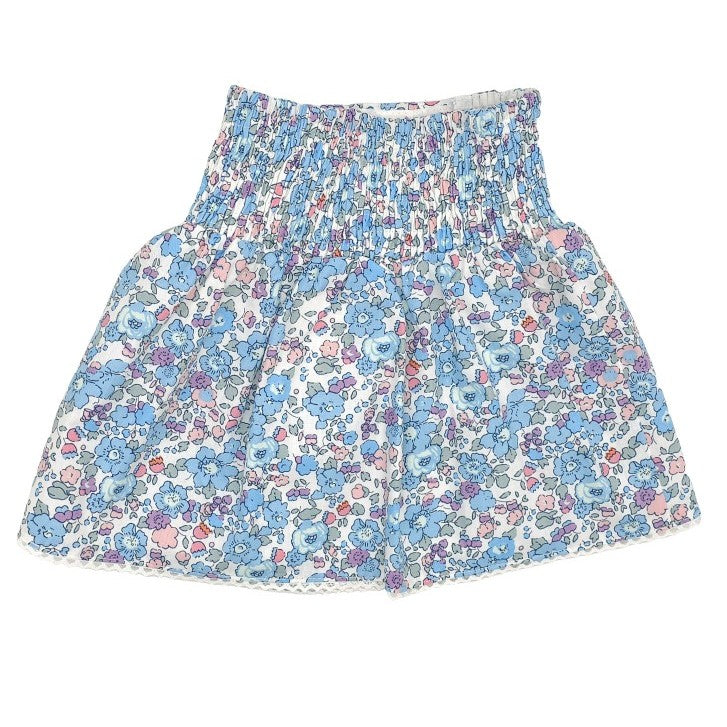 Girl Blue Flowers Liberty Skirt