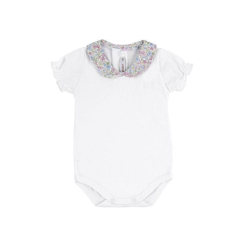 Condor Heart Embroidery Body with Liberty Round Neck Cream/Multicolour